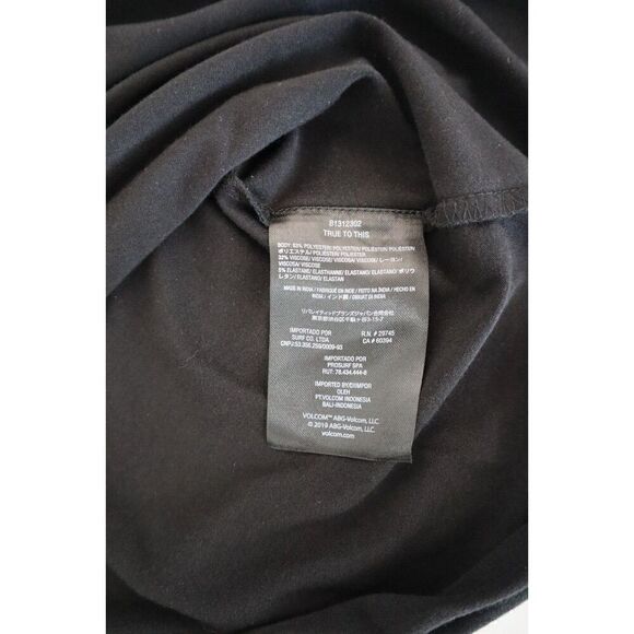 Volcom B1312302 Women's Sz M Black Desert Bunnie Keyhole Reversible Mini Dress - Picture 7 of 14